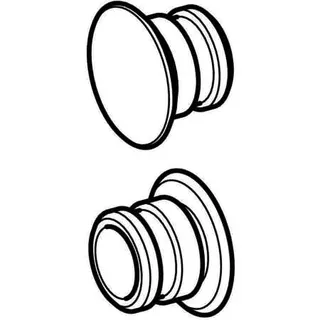 Set Fixierbolzen aus Aluminium f. Geberit Monolith S-Verkl., Alu. gebü. – Bild 3