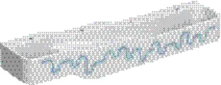 Geberit Bambini Spiel/Waschlandschaft B:180cm 4 Waschpl., tieferes B rechts, 4 Hahnloch, blau