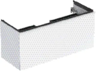 Waschtisch-US 1184x541x475mm design4YOU, weiß hochglanz – Bild 2