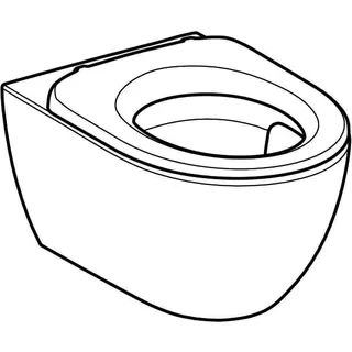 Geberit Acanto Set WWC m. WC-Sitzring, Tiefsp TFlush, geschl.Fo, T:53cm, KeraTect – Bild 3