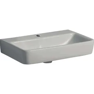Geberit Renova Compact Waschtisch, 60x37cm mit Hahnloch, ohne Überlauf, weiß – Bild 2