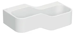 Geberit Bambini Spiel-/Waschlandschaft B:90cm 2 Waschpl., tieferes B rechts, ohne Hahnloch, weiß