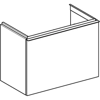 Waschtisch-US 740x535x415mm, verkürzt design4YOU, Nussbaum – Bild 3