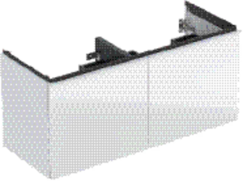 DWT-US 1184x541x475mm design4YOU, K: weiß hgl, F: Glas weiß