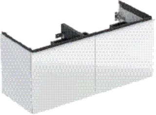 DWT-US 1184x541x475mm design4YOU, K: weiß hgl, F: Glas weiß