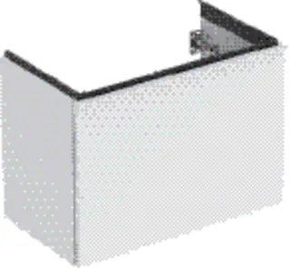 Waschtisch-US 740x535x415mm, verkürzt design4YOU, weiß matt – Bild 2