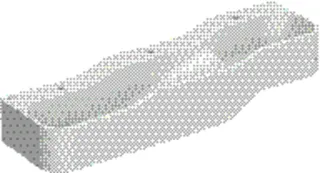 Geberit Bambini Spiel/Waschlandschaft B:140cm 3 Waschpl., tieferes B links, 3 Hahnloch, weiß – Bild 2
