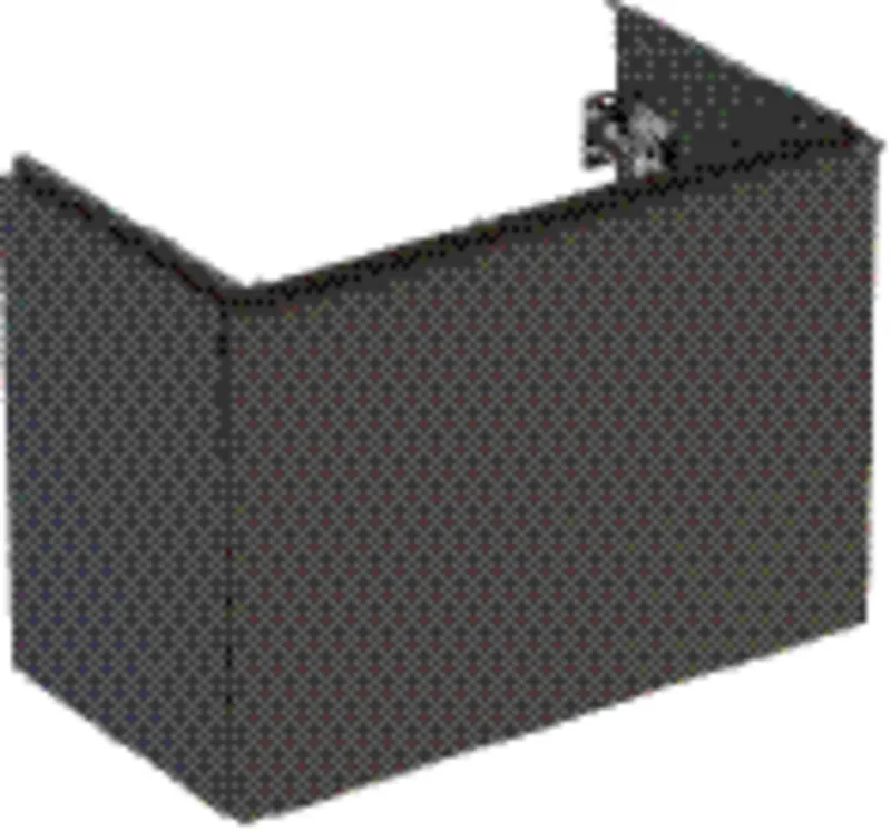 Waschtisch-US 740x535x415mm, verkürzt design4YOU, lava matt