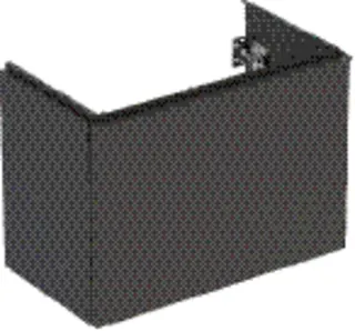 Waschtisch-US 740x535x415mm, verkürzt design4YOU, lava matt
