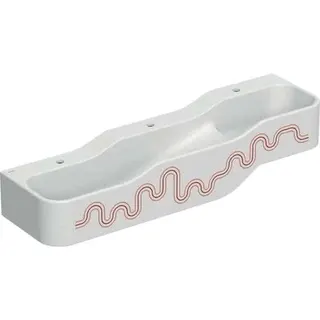 Geberit Bambini Spiel/Waschlandschaft B:140cm 3 Waschpl., tieferes B links, 3 Hahnloch, rot – Bild 2