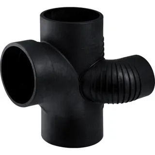 GE Silent-db20 Schachtbogenabzweig 88,5Gr links d90/90/56