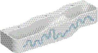 Geberit Bambini Spiel/Waschlandschaft B:140cm 3 Waschpl., tieferes B links, 3 Hahnloch, blau – Bild 2