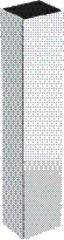 Geberit Hochschrank mit einer Tür 36x180x29,1cm, weiß hgl./Glas weiß
