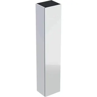 Geberit Hochschrank mit einer Tür 36x180x29,1cm, weiß hgl./Glas weiß – Bild 2