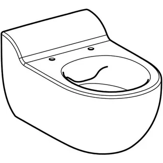 Geberit Bambini WWC für Kinder, Tiefspüler Rimfree, H:35cm, weiß, KeraTect – Bild 3