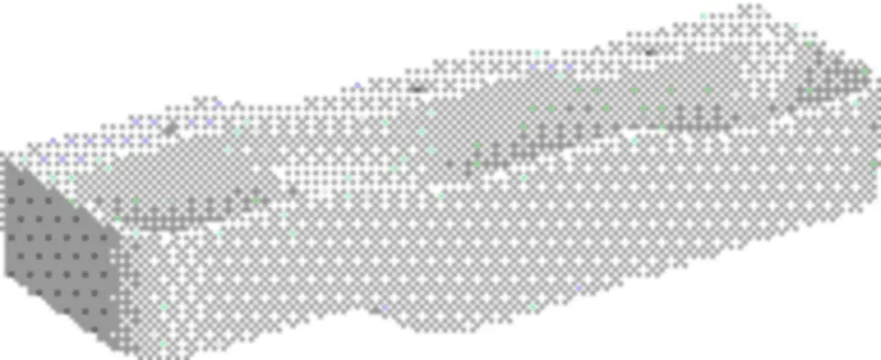 Geberit Bambini Spiel/Waschlandschaft B:140cm 3 Waschpl., tieferes B rechts, 3 Hahnloch, weiß