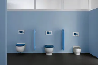 Geberit Bambini SWC f. Kleinkinder Tiefspüler Rimfree, H:24cm, Rimfree, weiß – Bild 4