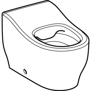 Geberit Bambini SWC f. Kleinkinder Tiefspüler Rimfree, H:24cm, Rimfree, weiß, KeraTect – Bild 3