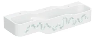 Geberit Bambini Spiel/Waschlandschaft B:140cm 3 Waschpl., tieferes B rechts, 3 Hahnloch, grün – Bild 2