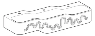 Geberit Bambini Spiel/Waschlandschaft B:140cm 3 Waschpl., tieferes B rechts, 3 Hahnloch, grün – Bild 5