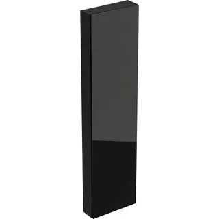 GE Hochschrank, 1 Tür u. i.Spiegel 45x180x15cm, lava matt/Glas lava