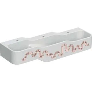 Geberit Bambini Spiel/Waschlandschaft B:140cm 3 Waschpl., tieferes B rechts, 3 Hahnloch, rot – Bild 2