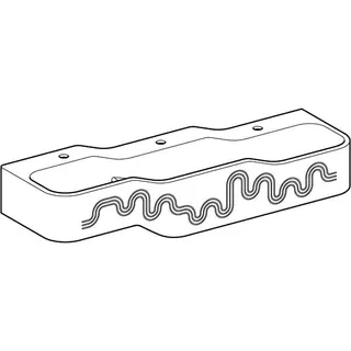 Geberit Bambini Spiel/Waschlandschaft B:140cm 3 Waschpl., tieferes B rechts, 3 Hahnloch, rot – Bild 3