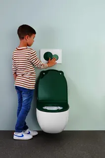 Geberit Bambini WC-Sitz für Kinder waldgrün – Bild 3