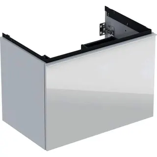 Waschtisch-US 740x541x475mm design4YOU, K: weiß hgl, F: Glas weiß