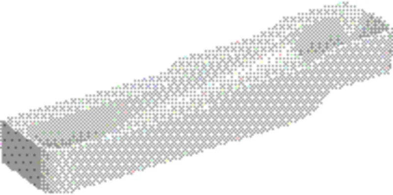 Geberit Bambini Spiel/Waschlandschaft B:180cm 4 Waschpl., tieferes B links, ohne Hahnloch, weiß