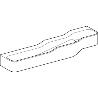 Geberit Bambini Spiel/Waschlandschaft B:180cm 4 Waschpl., tieferes B links, ohne Hahnloch, weiß – Bild 3