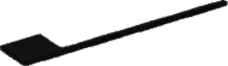 Geberit Handtuchhalter für Badezimmermöbel L:40cm, schwarz matt – Bild 2