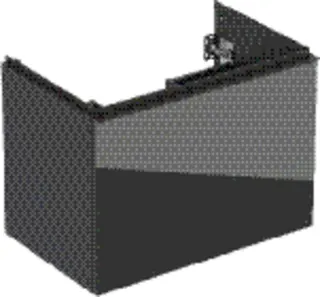 Waschtisch-US 740x541x475mm design4YOU, K: lava matt, F: Glas lava – Bild 2