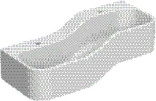 Geberit Bambini Spiel-/Waschlandschaft B:90cm 2 Waschpl., tieferes B links, 2 Hahnloch, weiß