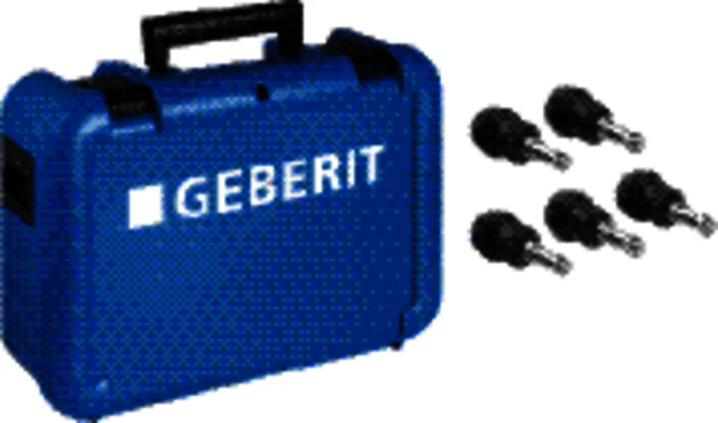 Geberit Koffer für FlowFit Uni. Übergangset auf Fremd. m. Kalibrierung