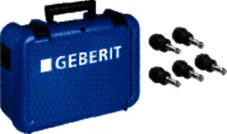 Geberit Koffer für FlowFit Uni. Übergangset auf Fremd. m. Kalibrierung