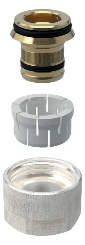 Geberit FlowFit Anschlussverschr. für Eurokonus d20-EuG3/4