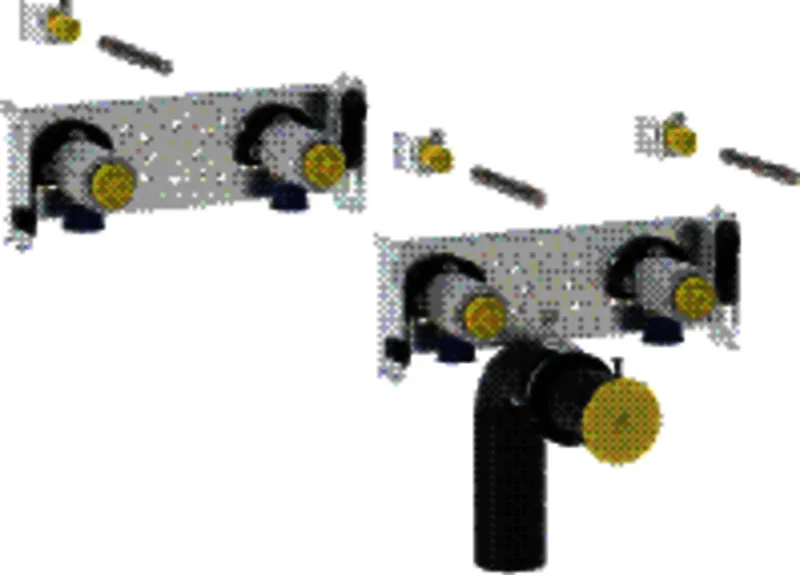 Geberit GIS Set Bambini Spiel/Waschlandschaft für 2 Standarmaturen
