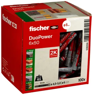 Dübel DuoPower 6x50 LD Paket mit 100 Stück – Bild 2