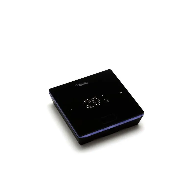 REHAU NEA SMART 2.0 Raumregler Bus mit Temp.- /Feuchtefühler,schwarz (HBB)