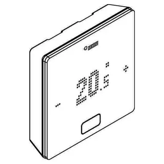 REHAU NEA SMART 2.0 Raumregler Funk mit Temperaturfühler, weiß (TRW) – Bild 2