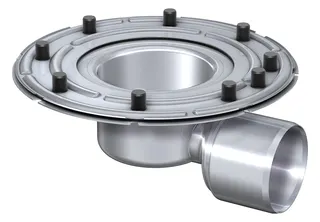 ACO Variant-CR Ablauf DN100 m. Pressd.-flansch, Stutzenn.1,5 Grad