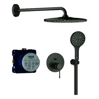 GROHE UP-Duschsystem Essence 25287 2 WU KB RSH Mono 310 hard graphite gebürstet – Bild 2