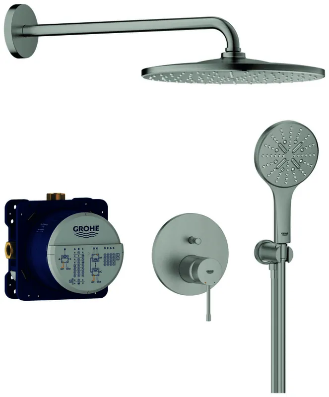 GROHE UP-Duschsystem Essence 25287 2 WU KB Rainshower Mono 310 supersteel