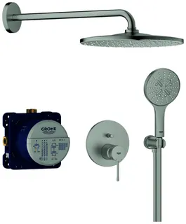 GROHE UP-Duschsystem Essence 25287 2 WU KB Rainshower Mono 310 supersteel