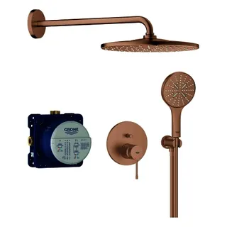 GROHE UP-Duschsystem Essence 25287 2 WU KB RSH Mono 310 warm sunset gebürstet – Bild 2