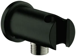 GROHE Wandanschlussbogen Rainshower 26658 runde Rosette hard graphite geb.