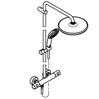 GROHE Duschsystem Tempesta 250 26670_1 Brause-THM KB Tempesta 250 chrom – Bild 4
