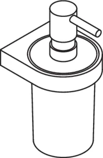 HEWI Seifensp. Kst. m. Halter Sys 800, Halter Plvb. schw tiefmatt – Bild 3