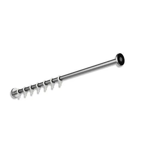 HEWI Vorhangstange, D25 mm, L=1219mm, Schliff